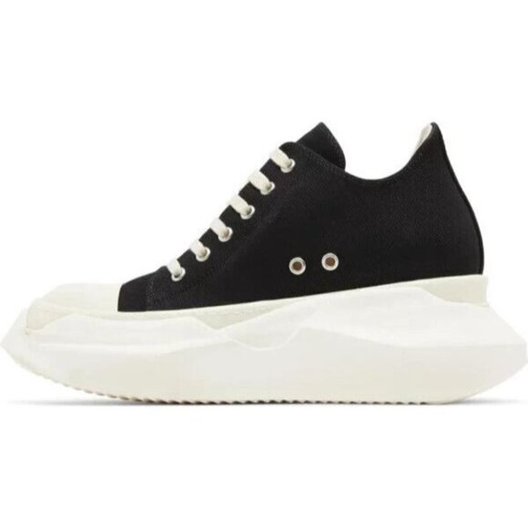 Rick Owens DRKSHDW Pentagram Embroidery Abstract Low Sneaks NEW Size 39 W9 M6 - Picture 9 of 16